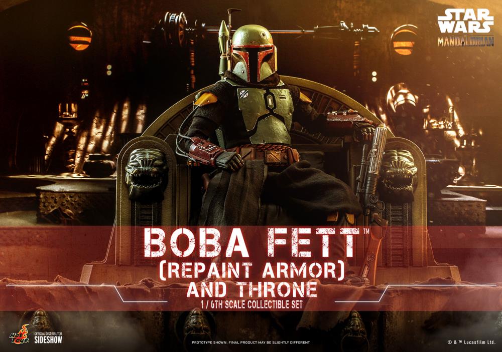 Boba Fett & Throne (Repaint) - Hot Toys TMS056