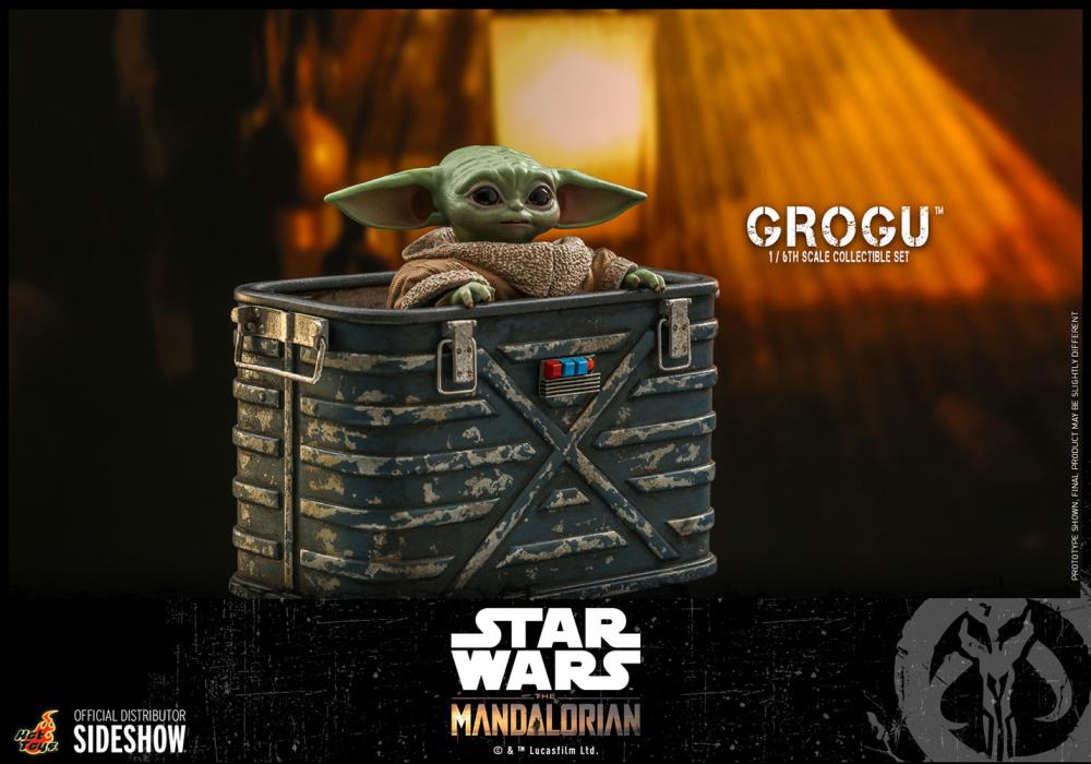 Grogu - The Mandalorian TMS043 1/6th Scale Collectible Figure Set