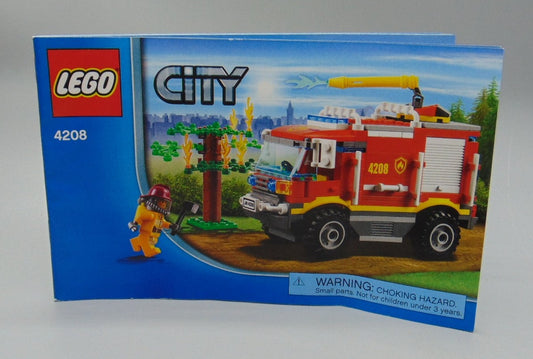 Fire Truck LEGO City Manual (4208)