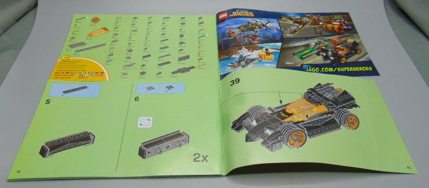 Riddler Chase LEGO Manuals (76012)