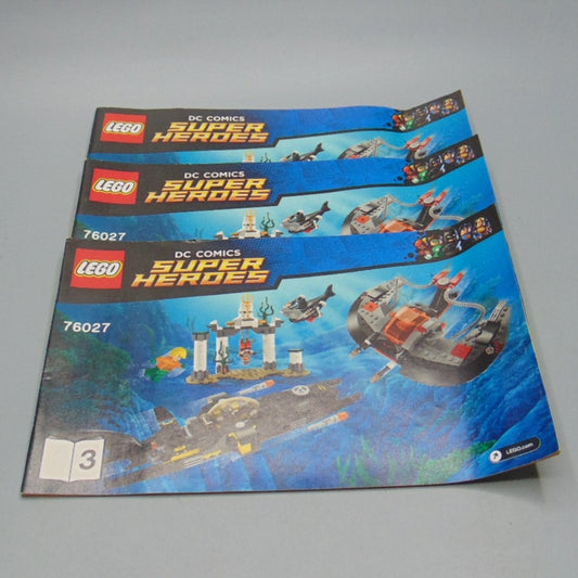 Deep Sea Strike LEGO Manuals (76027)