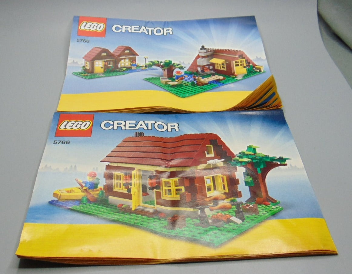Log Cabin Lego Creator Manuals (5766)