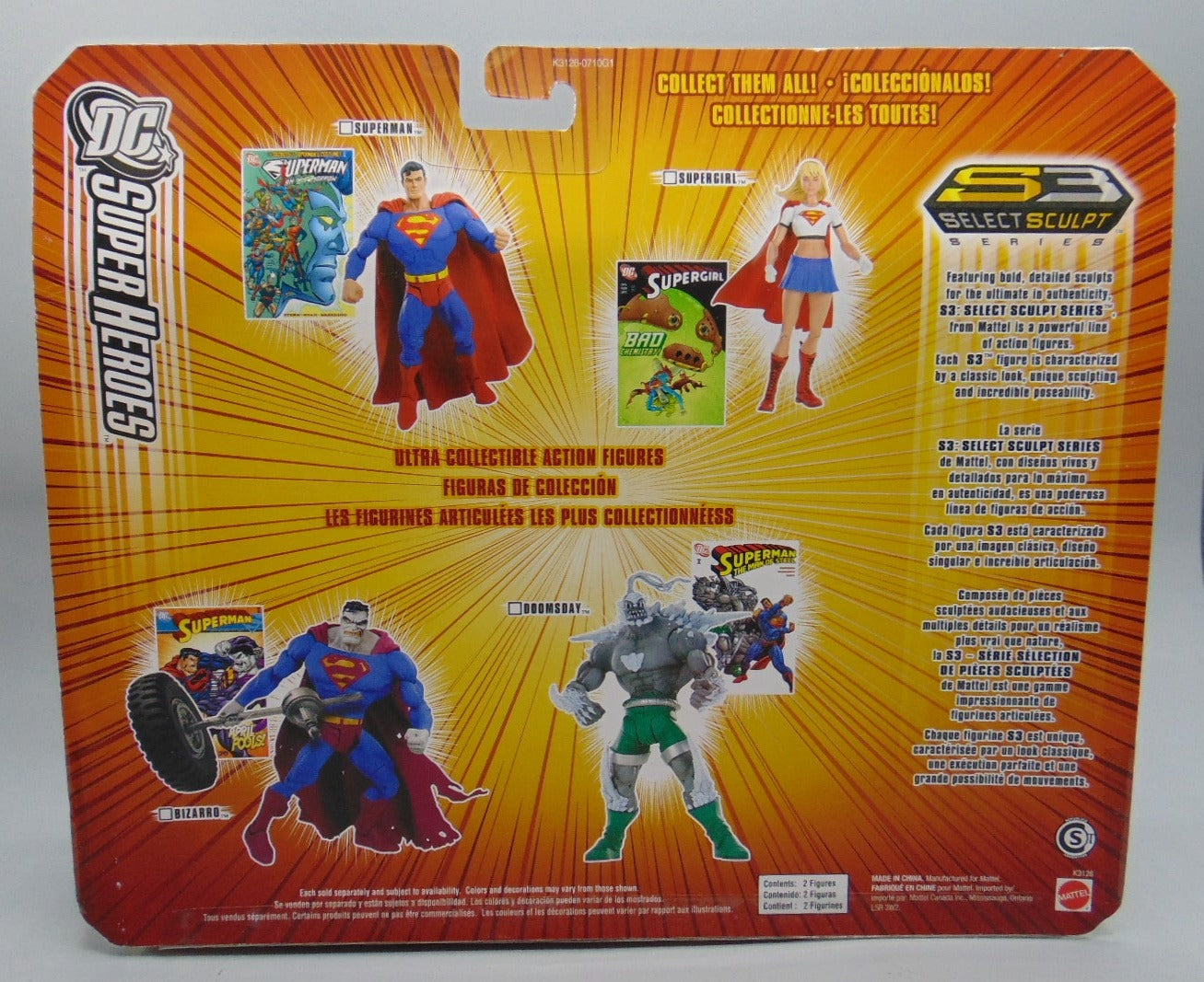 Clark Kent & Superman - DC Super Heroes Select Sculpt