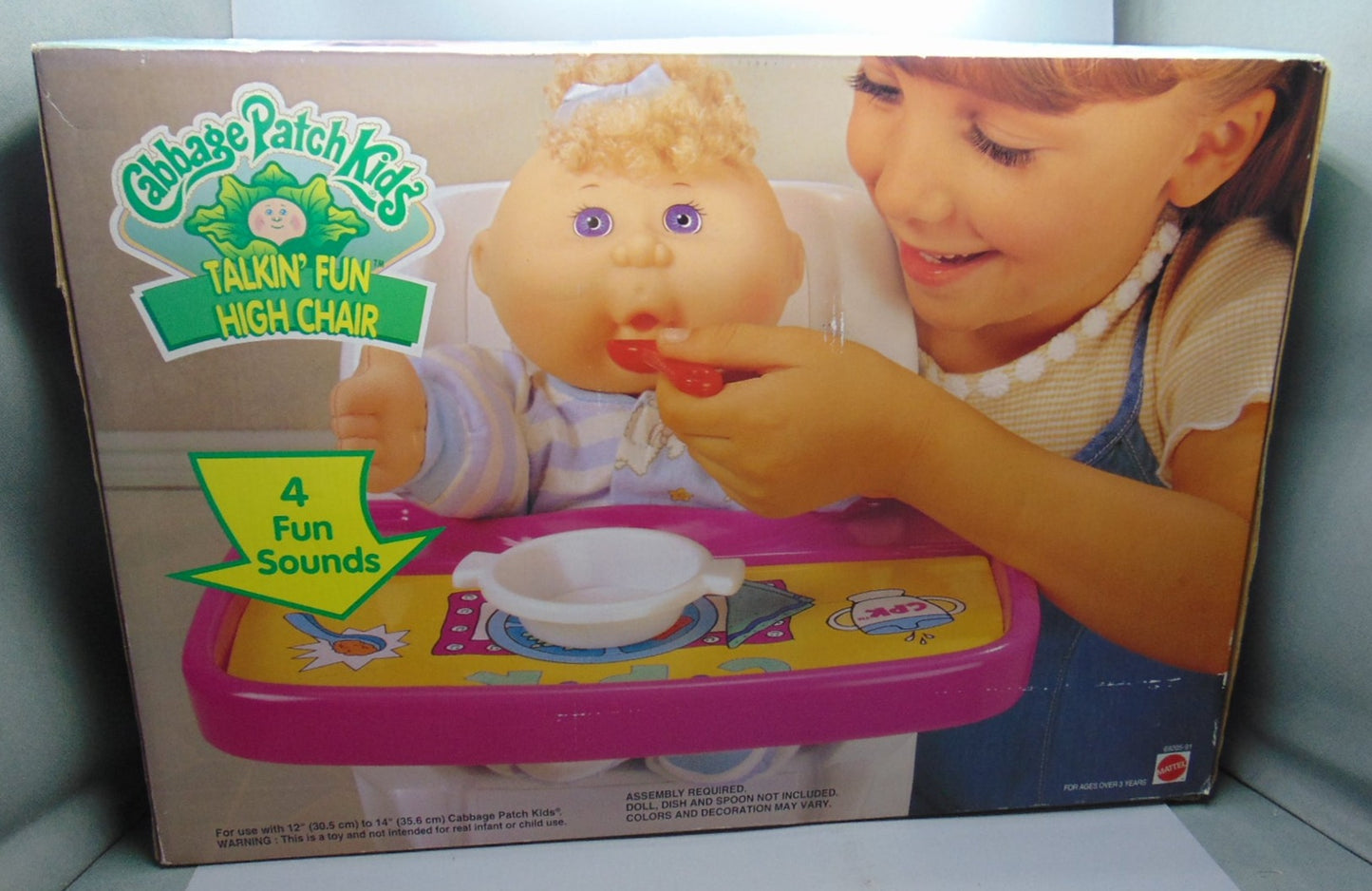 Cabbage Patch Kids Talkin' Fun High Chair - Mattel '96
