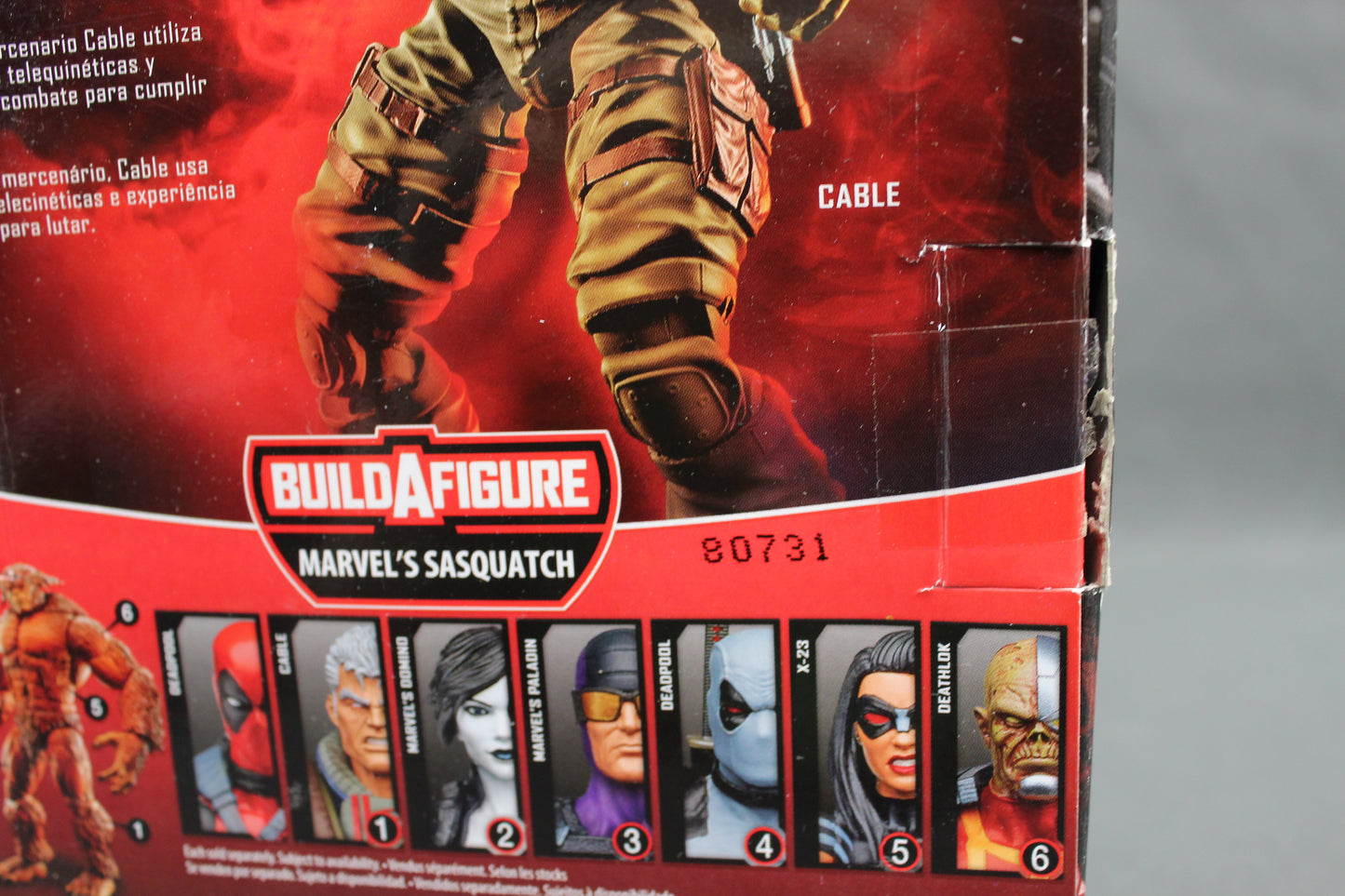 Cable (Sasquatch BAF) - Marvel Legends