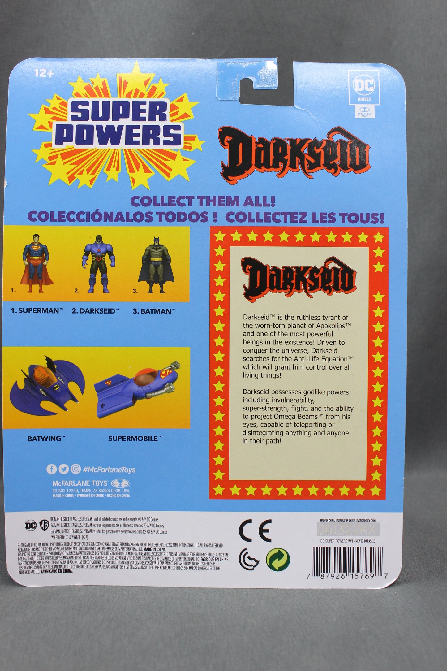 Darkseid DC Super Powers Retro (Sealed) McFarlane Toys