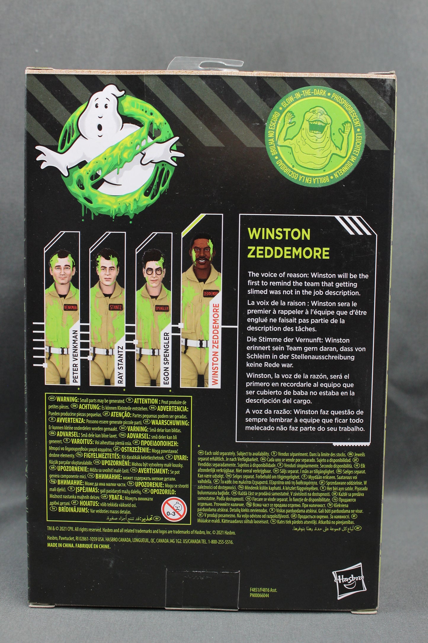 Winston Zeddemore (Glow in the dark) Ghostbusters Sealed