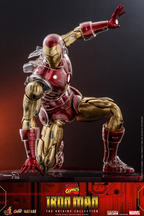 Marvel Comics The Origin Collection CMS07D37 Iron Man 1/6 Scale Collectible Figure