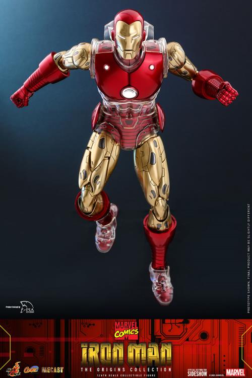 Marvel Comics The Origin Collection CMS07D37 Iron Man 1/6 Scale Collectible Figure